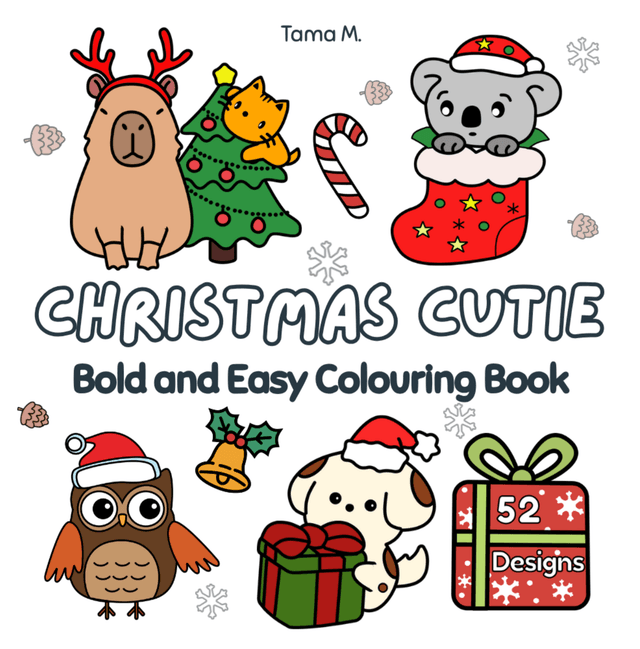 Christmas Cutie Colouring Book